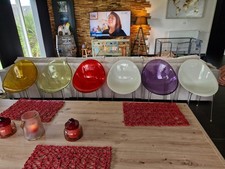 Lot de 6 chaises Kartell Mr Impossible by Philippe Starck