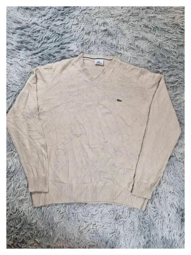 Pull col lacoste beige - col,