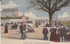  CPA PAU LE BOULEVARD DES