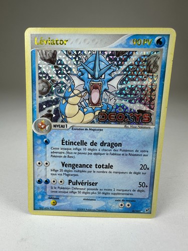 Carte pokémon léviator 107 - carte,
