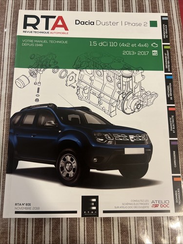 Revue technique dacia duster - dacia,