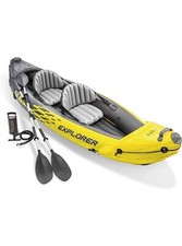 Intex Excursion Pro Canoë Gonflable 2 Places - Rouge (68309NP)