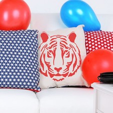 Tigre Visage Pochoir Enfants