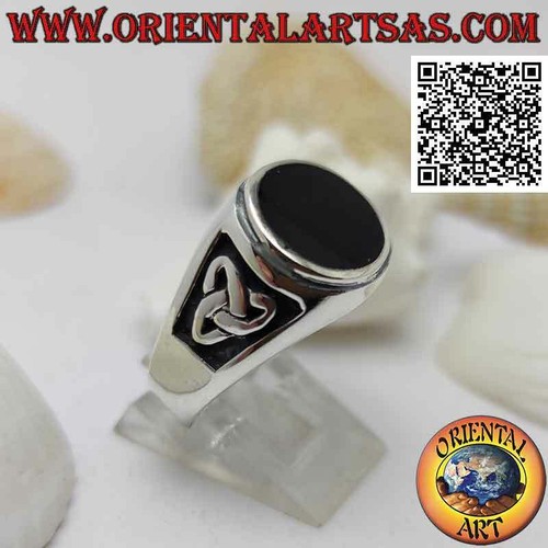 Bague argent 925 onyx - en,