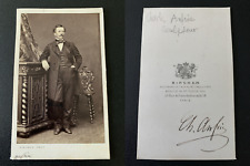 Bingham, Paris, Charles Anfrie, sculpteur Vintage albumen print CDV.Charles An