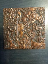 Medaille Signe Delamarre Congres 1979 En Cuivre