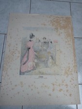 Rare Lithographie Originale de