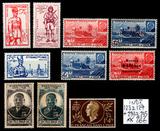 INDE : Timbres n° 123 à 127