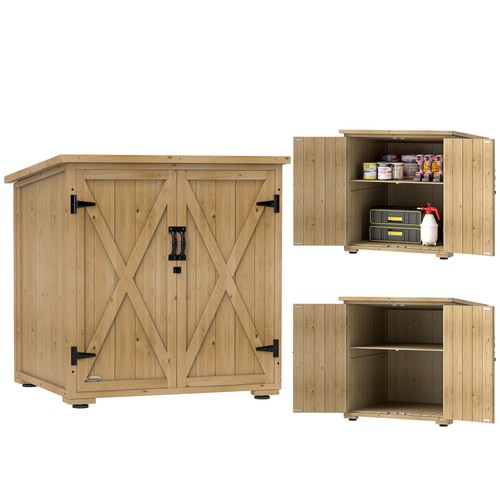 Outsunny armoire rangement - armoire,
