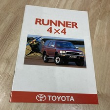 Toyota 4x4 Runner 1991 prospectus catalogue automobile collection