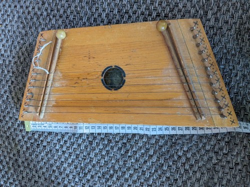 Ancienne cithare harpe - -,