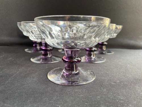Coupes cristal taillé - en,
