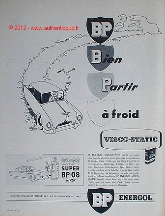Publicite super petrole - bp,