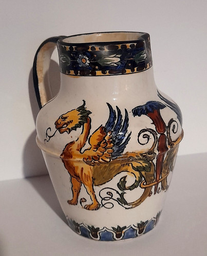 Ancien pichet faïence - faïence, de