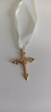 Croix Jeannette Plaqué Or