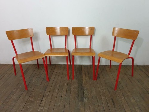 Chaises école vintage - d'école,