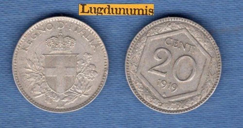 Italie centesimi 1919 r - 20,