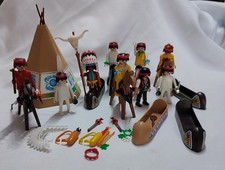 Lot Playmobil  Geobra Indiens