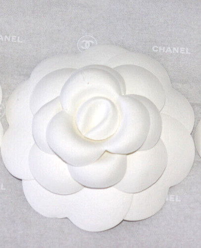 Chanel camelia blanc - blanc, tissu