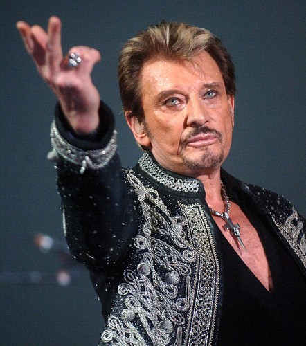 Photo johnny hallyday rock - hallyday,
