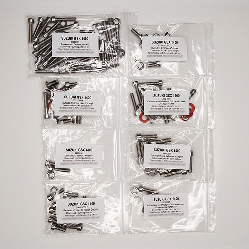 Suzuki gsx 1400 2002 2007 - 2002-2007, kit