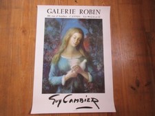 AFFICHE EXPOSITION GUY CAMBIER