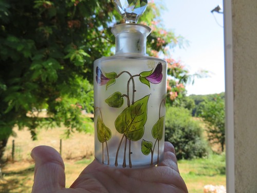 Ancien flacon verre - ancien,