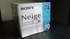 10 Minidisc Sony Neige Série