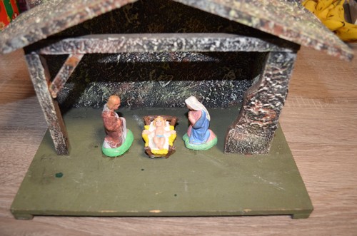 Crèche noel hauteur - crèche,