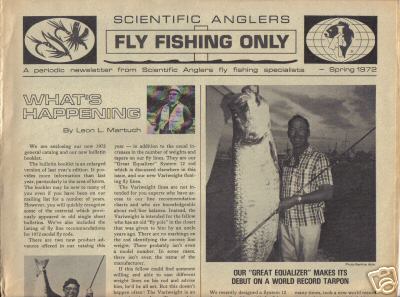 Fly fishing only - spring, 1972