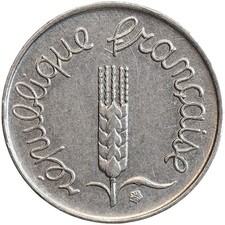 1 Centime Epi - avec rebord