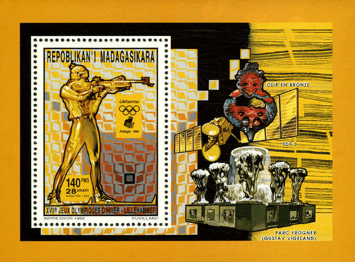 Stamps madagascar 1994 imperf - madagascar,