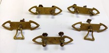 5 POIGNEE DE TIROIR BASCULANTE BRONZE POUR COMMODE ARMOIRE BUREAU VITRINE