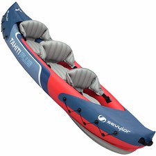Sevylor Tahiti Plus Kayak Freizeitkajak Bateau Luftkajak 3P Gonflable Bleu