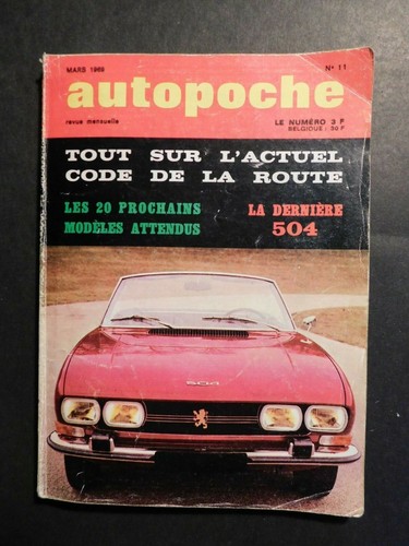1969 autopoche 11 peugeot - autopoche, n°