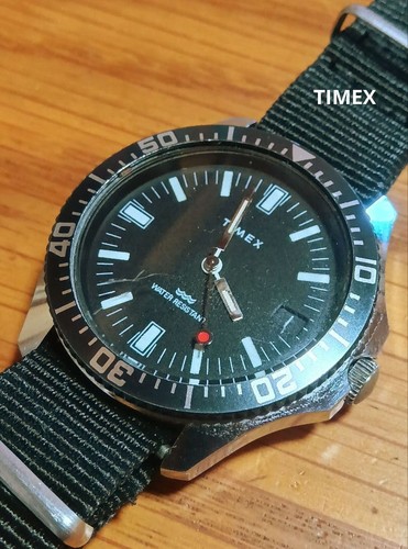 Montre timex vintage military - montre,