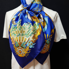 RARE VINTAGE foulard en soie