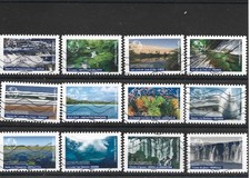 Serie complète France 12 timbres 2022 Notre planete bleue oblitérés
