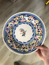 Plat faience xix xxéme - plat,