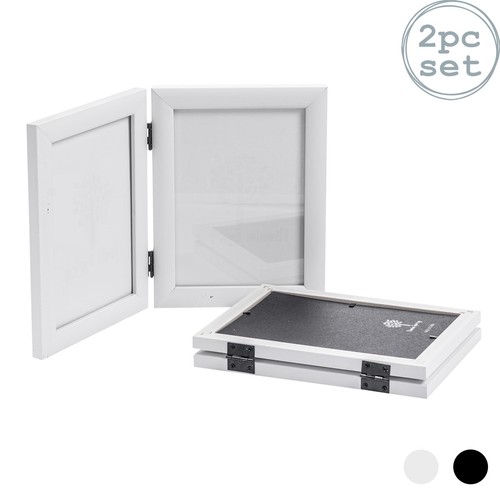 Blanc 7 pliant cadres - x,