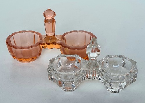 Salerons verre moulé - verre,