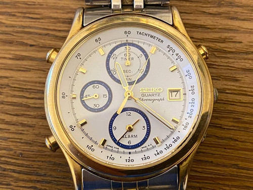 Seiko quartz chronograph - quartz,