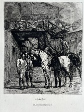 John Lewis Brown gravure eau