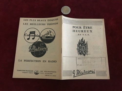 Ancien catalogue brochure - catalogue,
