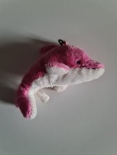 Nici peluche Dauphin rose