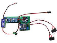 BRUITEUR ASSERVI DIESEL 6-12V + 2 SONS pour BATEAU CHALUTIER RC