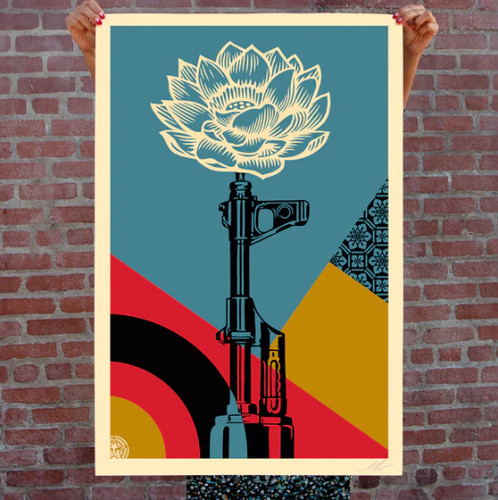 Shepard fairey ak47 - fairey,