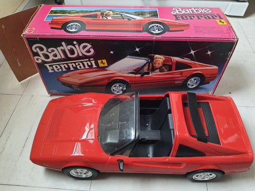 Voiture barbie ferrari mattel - voiture,