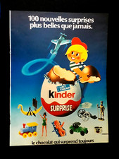 Publicité de presse / advertising - KINDER SURPRISE (modèle1)   - 1978