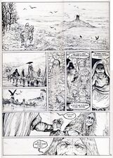 PLANCHE ORIGINALE bd durandal